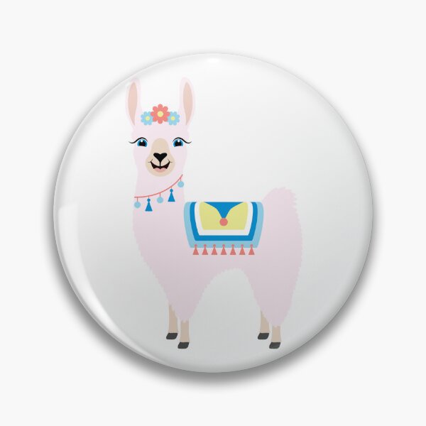 Item preview, Happy Cute Llama designed and sold by Captain Creative.