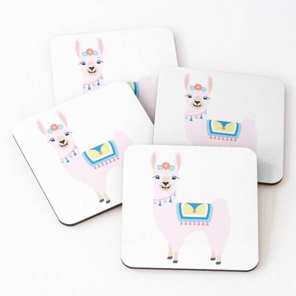 Item preview, Happy Cute Llama designed and sold by Captain Creative.