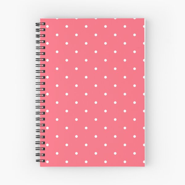 Item preview, Salmon pink and white Polka dot pattern designed and sold by RishabhArts1.