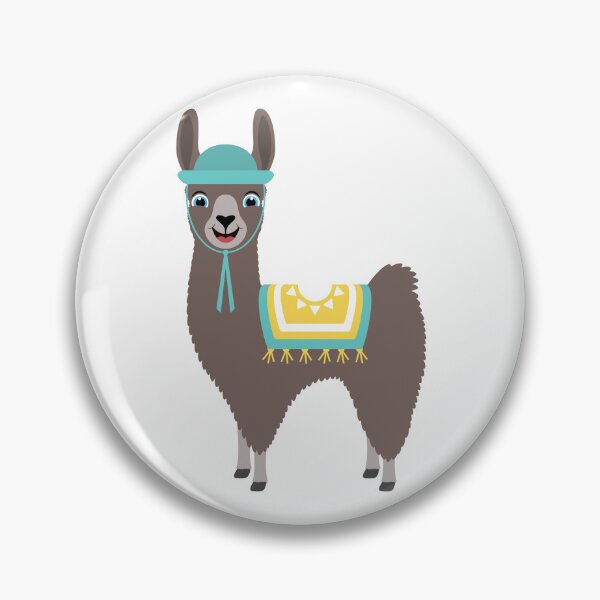 Item preview, Happy Cute Llama designed and sold by Captain Creative.