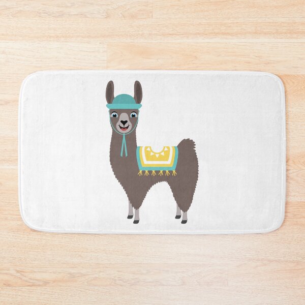 Item preview, Happy Cute Llama designed and sold by Captain Creative.