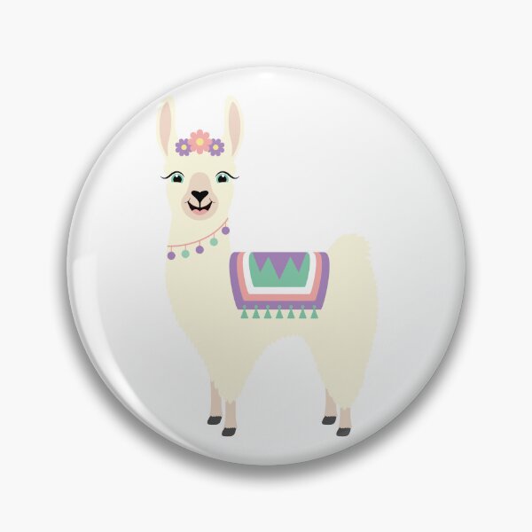 Item preview, Happy Cute Llama designed and sold by Captain Creative.