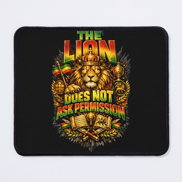Item preview, The Lion Does Not Ask Permission designed and sold by SavvyEarth.