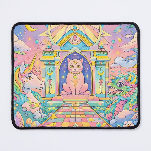 Item preview, Temple of the Mystic Cat designed and sold by Matinez Pink.