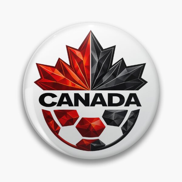 Item preview, Geometric Canada Soccer Maple Crest designed and sold by CompassLake.