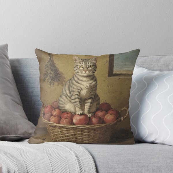 Item preview, Harvest Cat Folk Art - Primitive Portrait designed and sold by PictorialWhimsy.