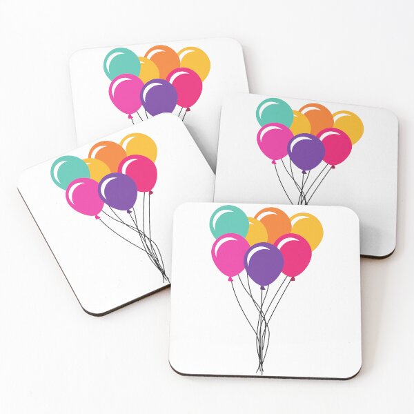 Artikelvorschau, bunter Ballonstrauß entworfen und verkauft von Artsy Corner.