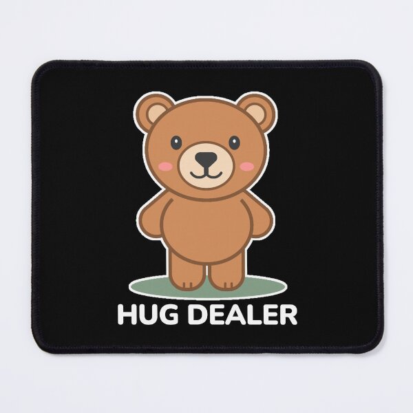 Item preview, Hug Dealer - Cute Teddy Bear Funny Pun designed and sold by Shape Snip Studio.
