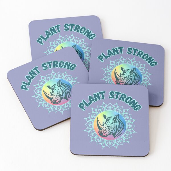 Item preview, Plant-Strong Rhino designed and sold by Nightshade Pixie Creations.