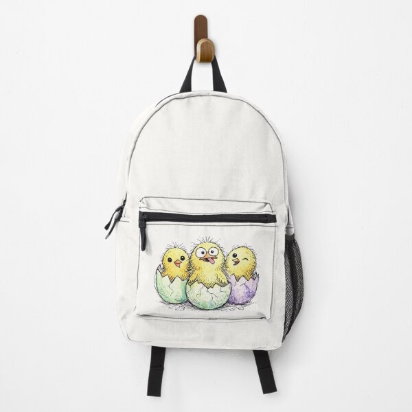 Item preview, Cute Hatching Baby Chicks Watercolor Funny Trio designed and sold by PixelQ.