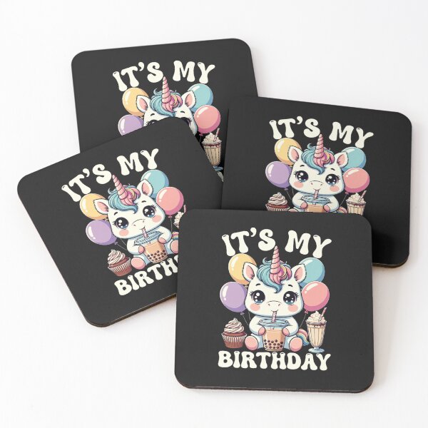 Item preview, It's My Birthday Unicorn Girls Kids Celebration designed and sold by GrumpySableye.