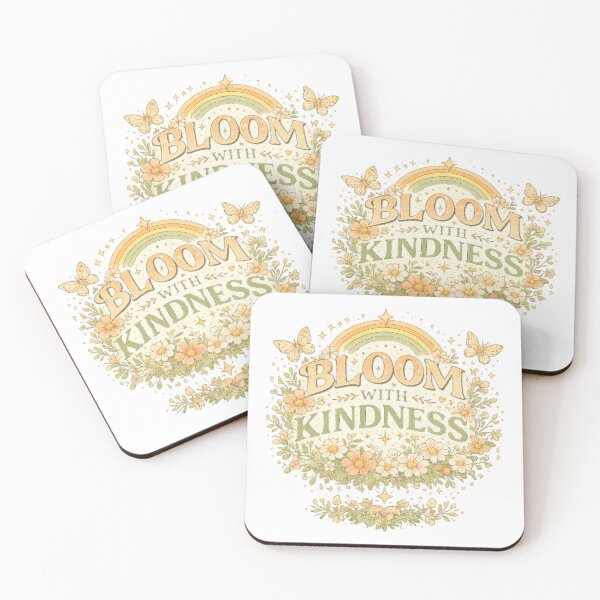 Item preview, Bloom With Kindness Floral Quote designed and sold by SpicyWind.