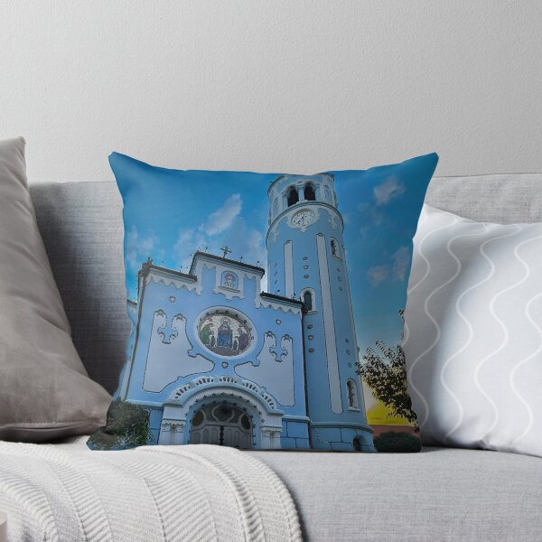 Item preview, Sunset at the Blue Church in Bratislava, Slovakia designed and sold by Trevor and Photos.