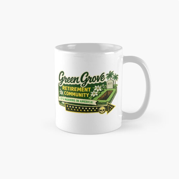 Item preview, Funny Retirement Community Dark Humor Green Grove  designed and sold by The Junto Shop.