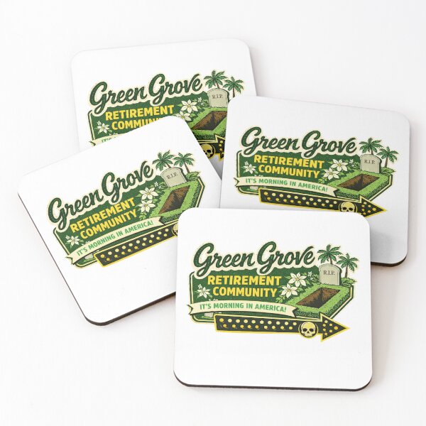 Item preview, Funny Retirement Community Dark Humor Green Grove  designed and sold by The Junto Shop.