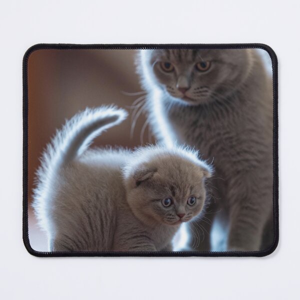 Item preview, Cute British Shorthair Kitten Pouncing - Proud Cat Mom designed and sold by Jaani-T.