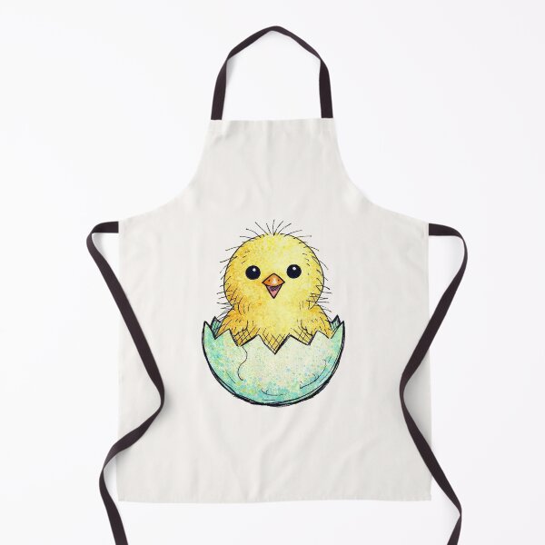Item preview, Cute Kawaii Easter Chick Hatching Egg Watercolor designed and sold by PixelQ.