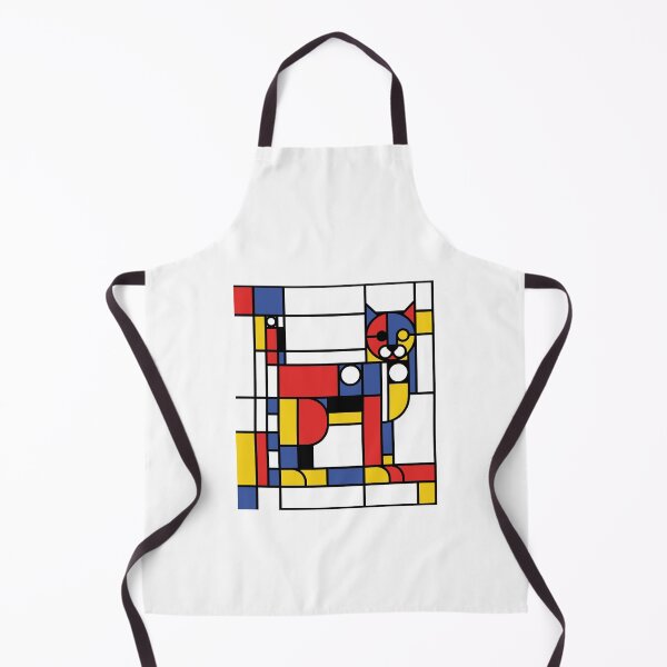 Item preview, Abstract Geometric Feline - Contemporary Art Composition designed and sold by Czuk Designs.