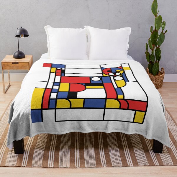 Item preview, Abstract Geometric Feline - Contemporary Art Composition designed and sold by Czuk Designs.