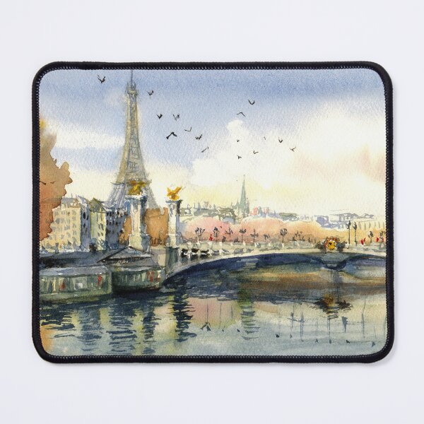 Item preview, View of the Eiffel Tower, Paris, France, Seine River designed and sold by Colibri77.
