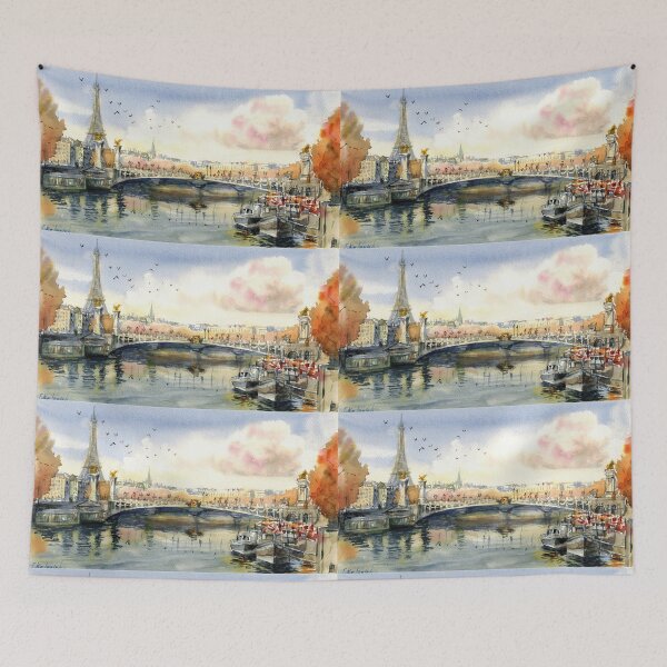 Item preview, View of the Eiffel Tower, Paris, France, Seine River designed and sold by Colibri77.