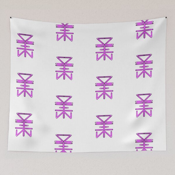 Item preview, “Zen”, pink neon minimalist spiritual calligraphy script handwritten inspiration  designed and sold by hollycooper.
