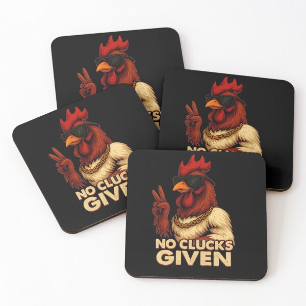 Item preview, No Clucks Given Funny Rooster Attitude Chicken Humor Sarcastic Animal designed and sold by CarantinedChaos.