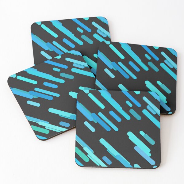 Item preview, Blue Abstract Lines Pattern designed and sold by DesignbyAnnaM.