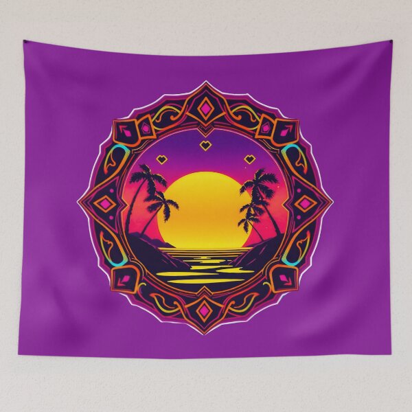 Item preview, Mandala Sunset With Tropical Vibes designed and sold by Good Vibes .