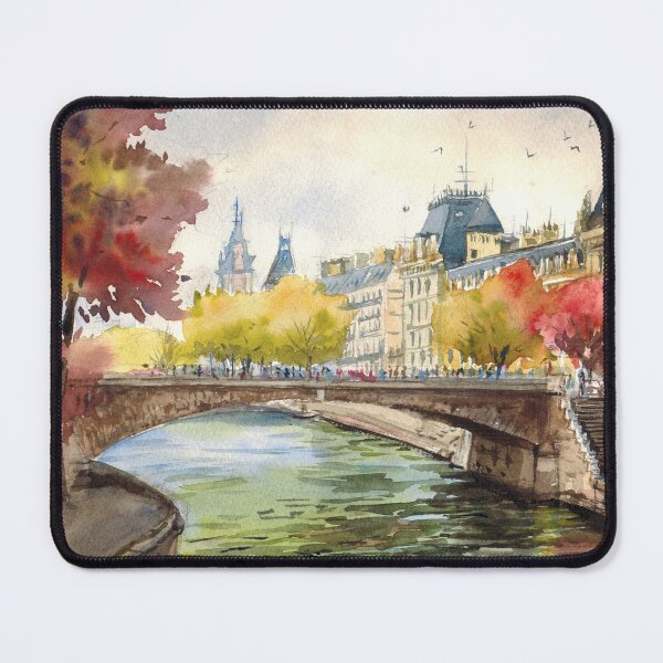Item preview, View of the Paris, France, Seine River designed and sold by Colibri77.