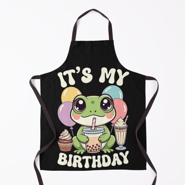 Item preview, It's My Birthday Frog Bubble Tea Celebration designed and sold by GrumpySableye.