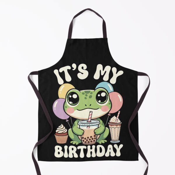 Item preview, It's My Birthday Frog Bubble Tea Birthday Celebration designed and sold by GrumpySableye.
