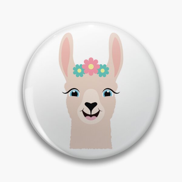 Item preview, Happy Cute Llama designed and sold by Captain Creative.