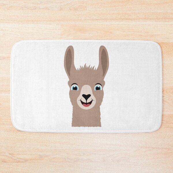 Item preview, Happy Cute Llama designed and sold by Captain Creative.
