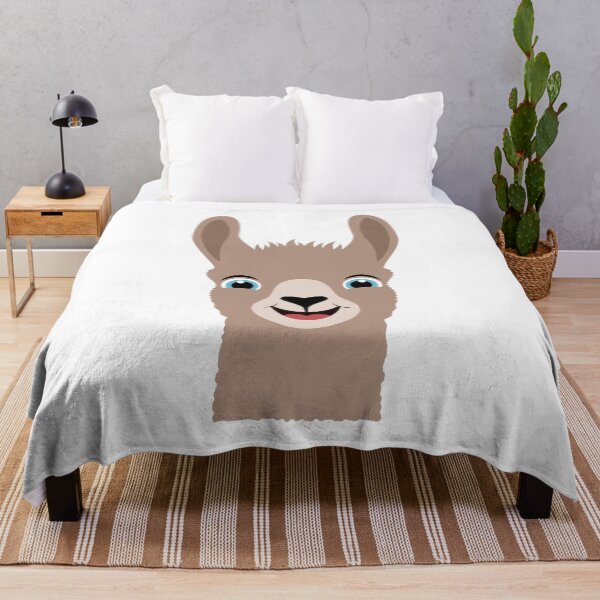 Item preview, Happy Cute Llama designed and sold by Captain Creative.