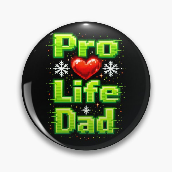 Item preview, Pro Life Dad – Retro Gaming Father with Heart designed and sold by SidTastic .