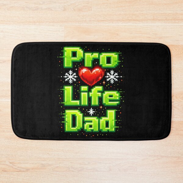 Item preview, Pro Life Dad – Retro Gaming Father with Heart designed and sold by SidTastic .