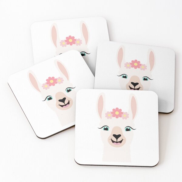 Item preview, Happy Cute Llama designed and sold by Captain Creative.