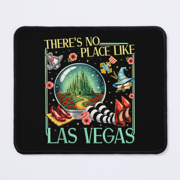 Item preview, There's No Place Like Las Vegas Wizard of Oz Parody Emerald City Art designed and sold by LeonellDavy.