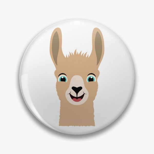 Item preview, Happy Cute Llama designed and sold by Captain Creative.