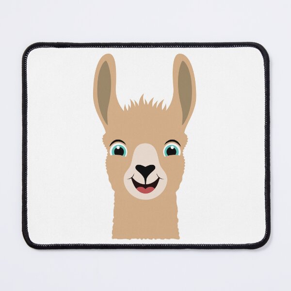Item preview, Happy Cute Llama designed and sold by Captain Creative.