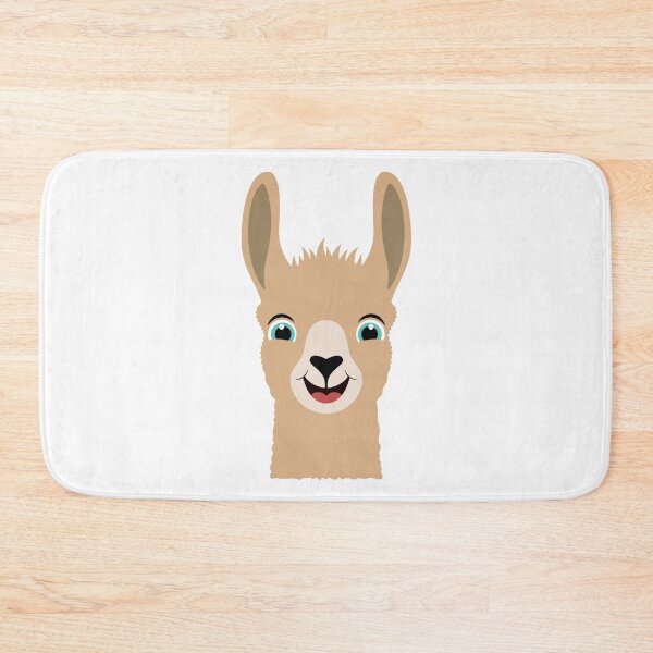 Item preview, Happy Cute Llama designed and sold by Captain Creative.