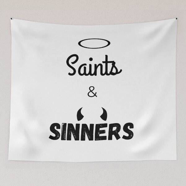 Item preview, Saints & Sinners – Angel and Devil Duality Design designed and sold by OutofOfficeWear.