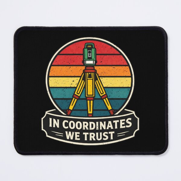 Item preview, In Coordinates We Trust Retro Surveyor Graphic designed and sold by Virelo.