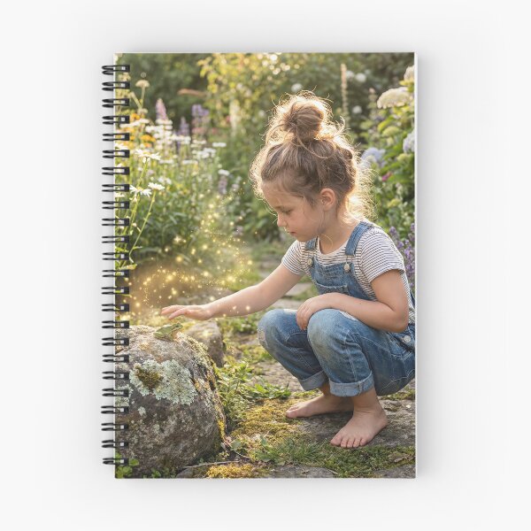 Item preview, Little Girl Casting a Spell on a Frog designed and sold by Maria Dryfhout.