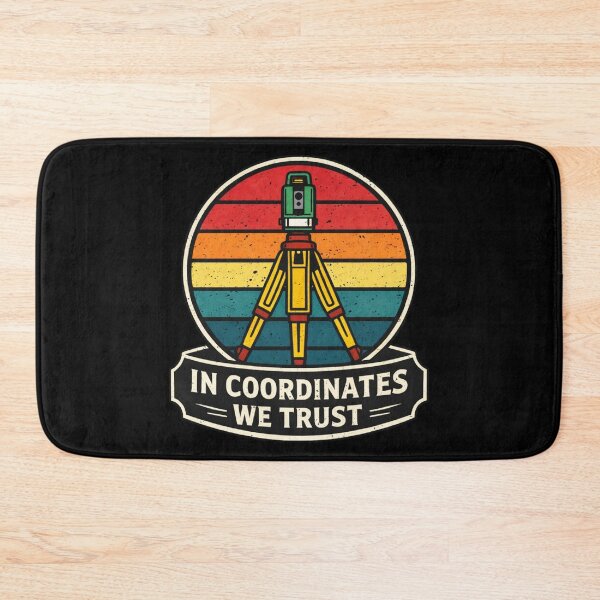 Item preview, In Coordinates We Trust Retro Surveyor Graphic designed and sold by Virelo.
