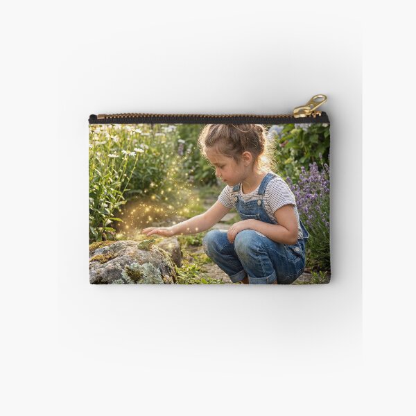 Item preview, Little Girl Casting a Spell on a Frog designed and sold by Maria Dryfhout.