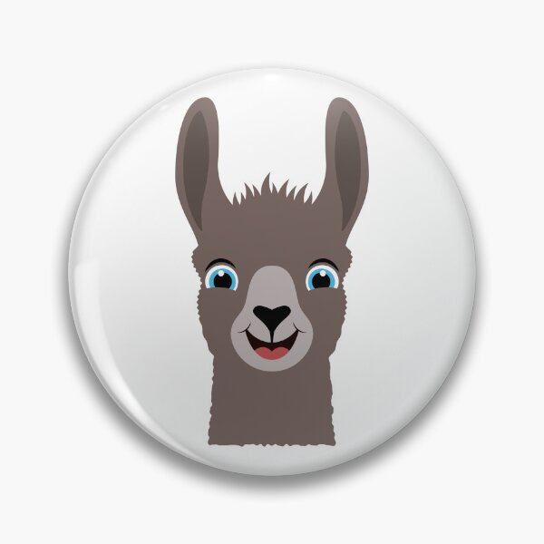 Item preview, Happy Cute Llama designed and sold by Captain Creative.
