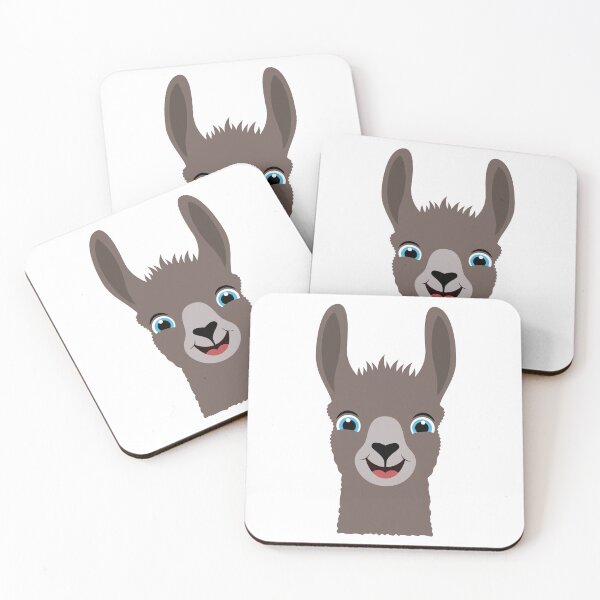 Item preview, Happy Cute Llama designed and sold by Captain Creative.