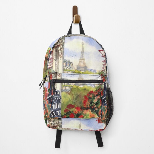 Item preview, View of the Eiffel Tower, Balcony in Paris, France, Seine River designed and sold by Colibri77.